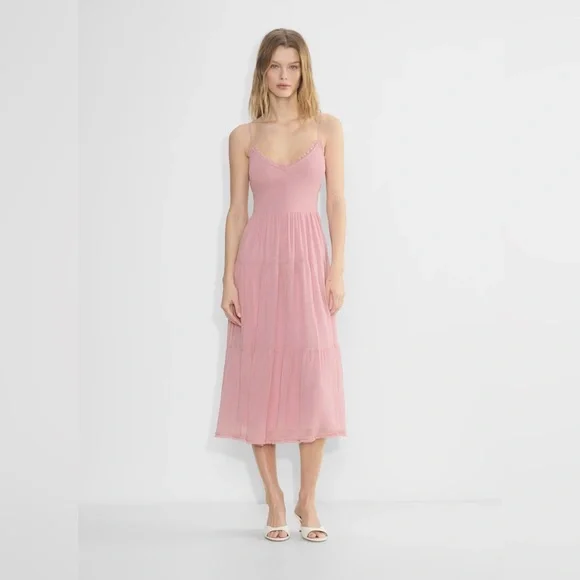 Aritzia Wilfred Tuberose Dress in Tart Pink - Picture 1 of 8